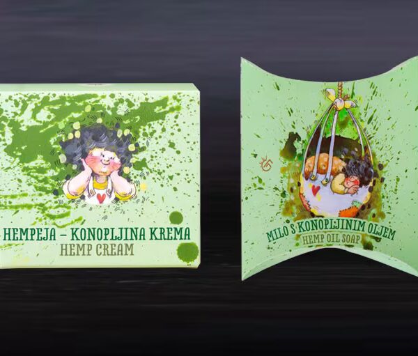 Hempeja komplet (milo + krema)